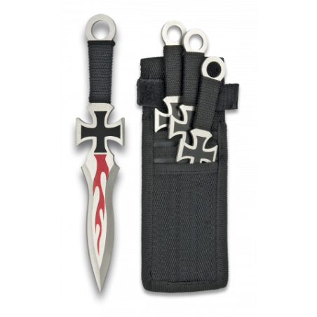 Set 3 lanzadores Albainox. Total: 18.1cm