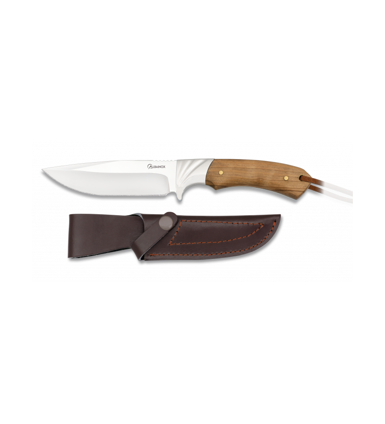 cuchillo caza albainox olivo. hoja 11.8