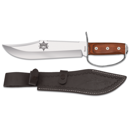cuchillo albainox con defensa, satin.