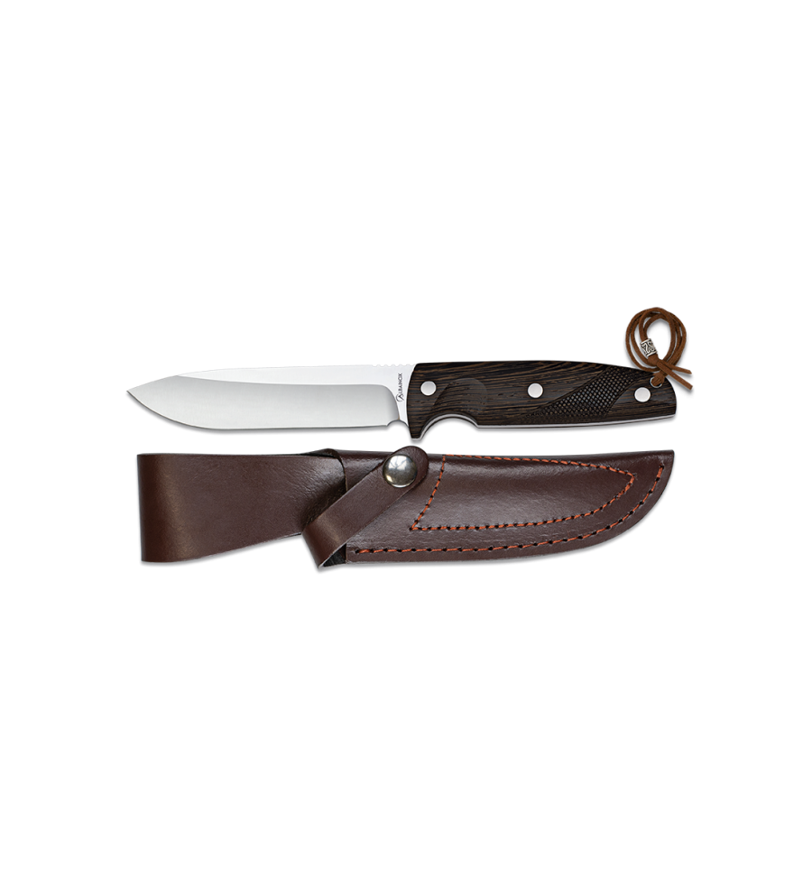cuchillo albainox caza madera wengue.