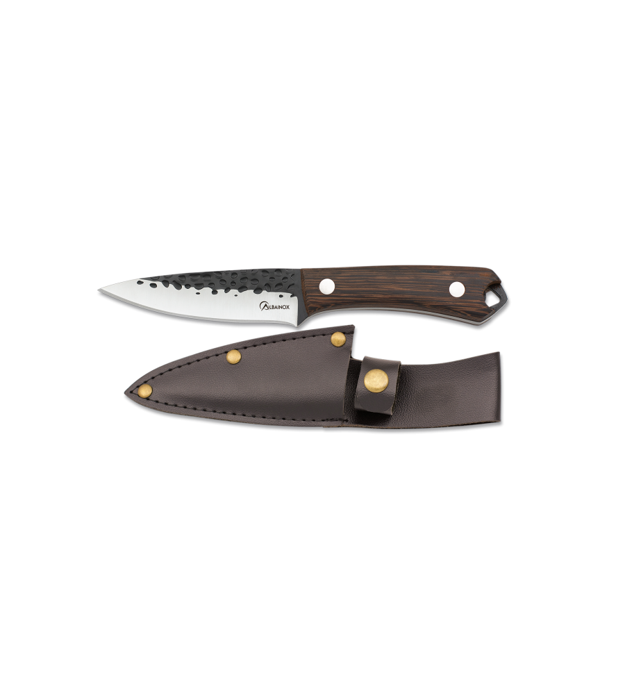 cuchillo madera wengué Albainox. 10.5cm