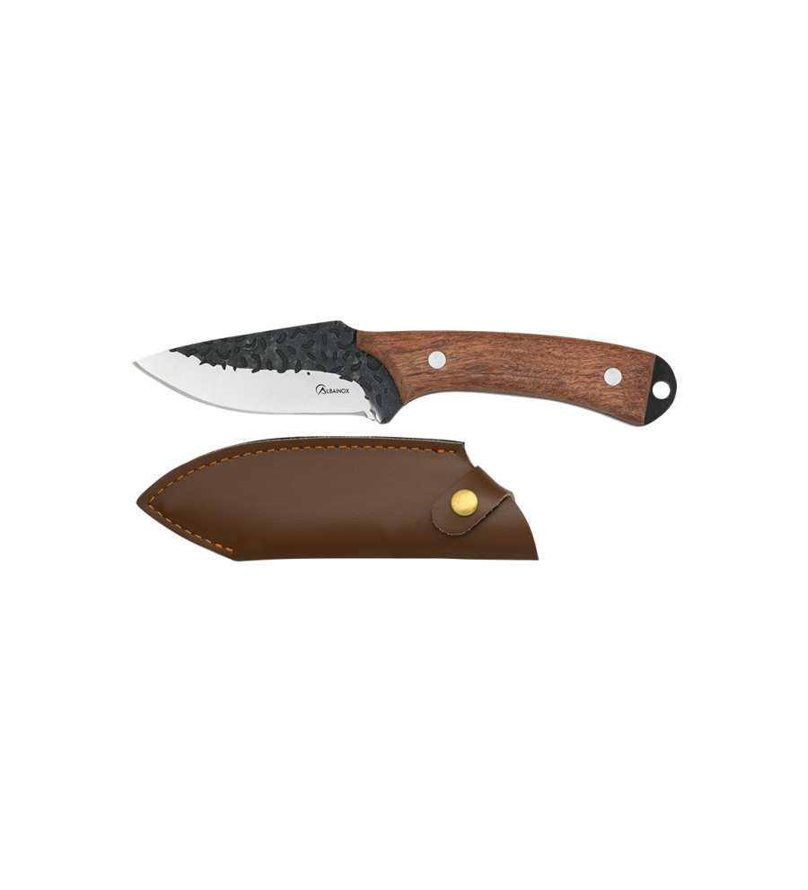 Cuchillo caza Albainox madera natural cl