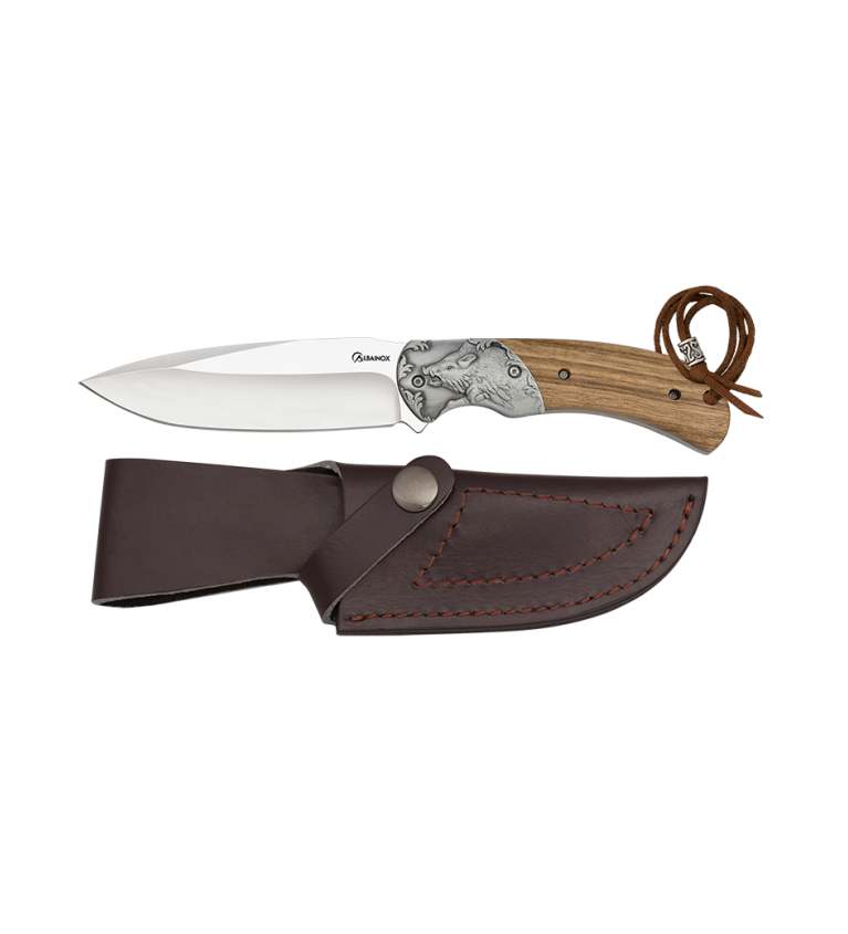 Cuchillo caza Albainox madera virola Jab