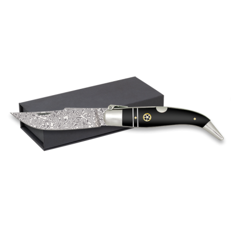 Nº00 Teja/madera negra decorada/damasco