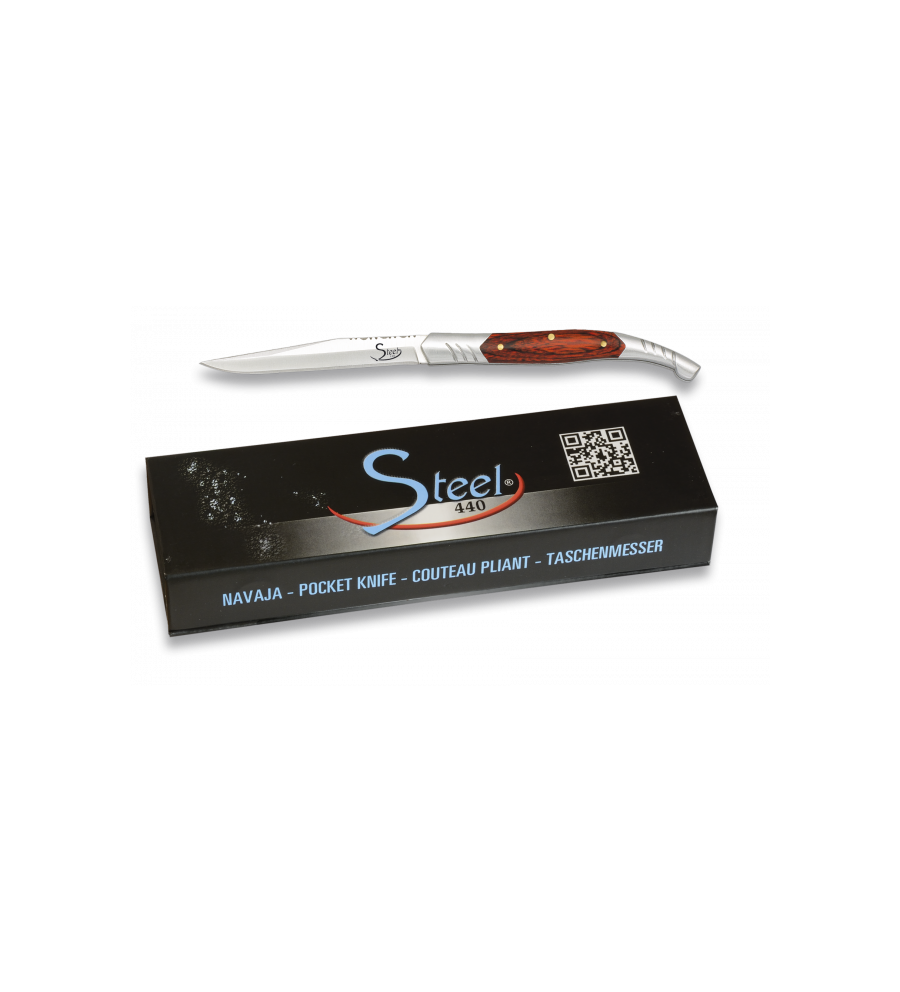 navaja Steel 440. pakkawood. hoja 5 cm
