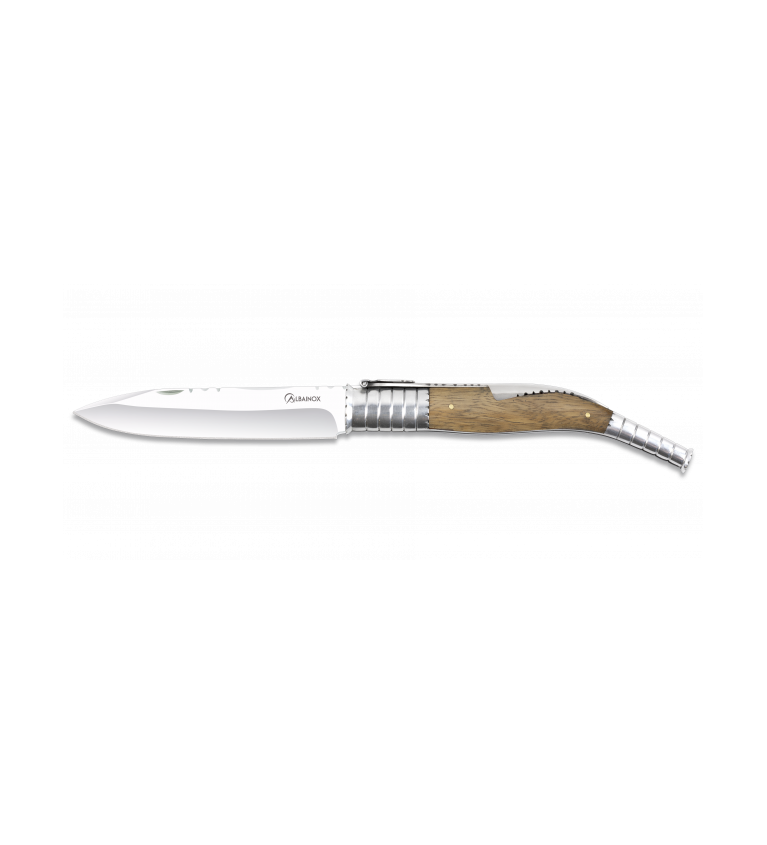 navaja clasica albainox madera zebra. 16