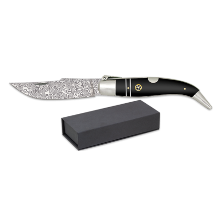 Nº1 Teja/madera negra decorada/damasco