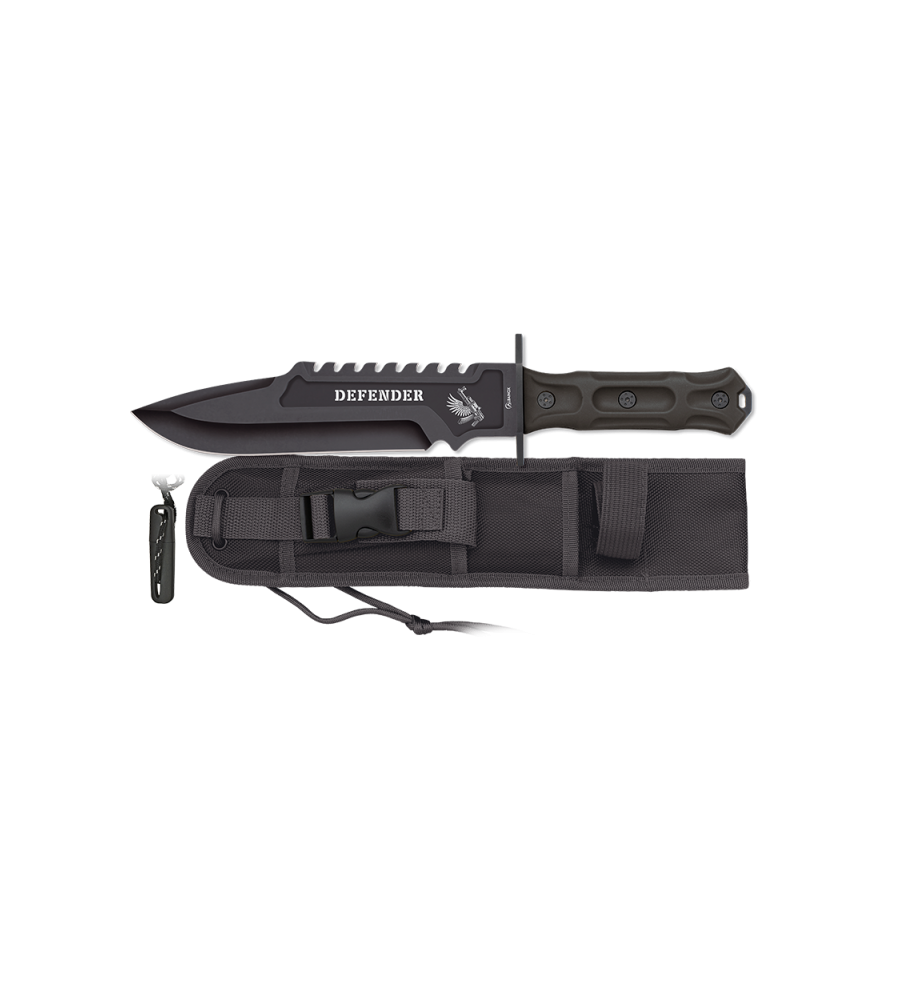 cuchillo Albainox tactico negro