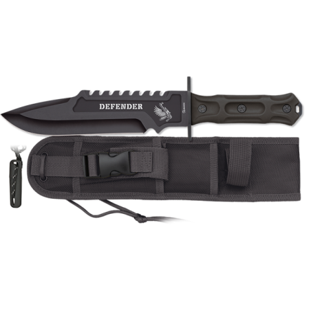 cuchillo Albainox tactico negro