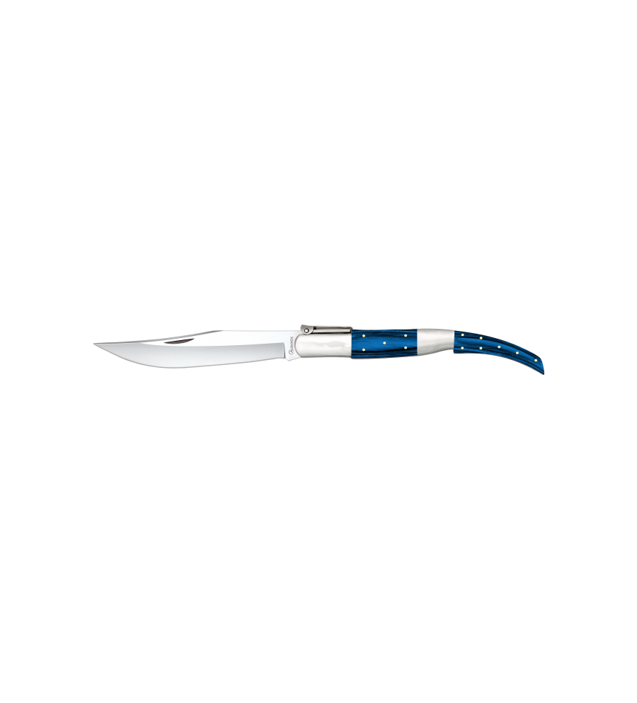 navaja arabe. madera azul. hoja 16.9 cm