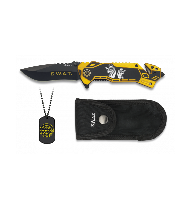 Navaja Albainox Swat con chapa
