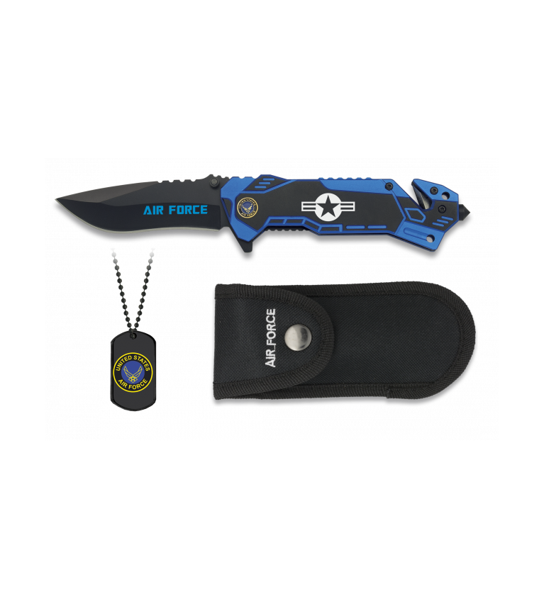 navaja albainox air force con chapa