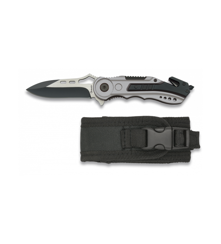 Navaja Albainox gris sin sierra. h:6.5