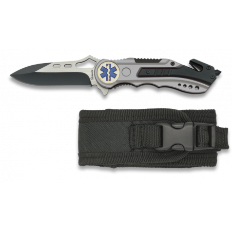 Navaja Albainox gris sin sierra. h:6.5