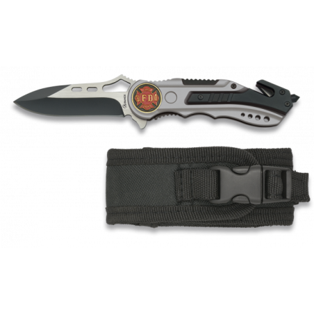 Navaja Albainox gris sin sierra. h:6.5