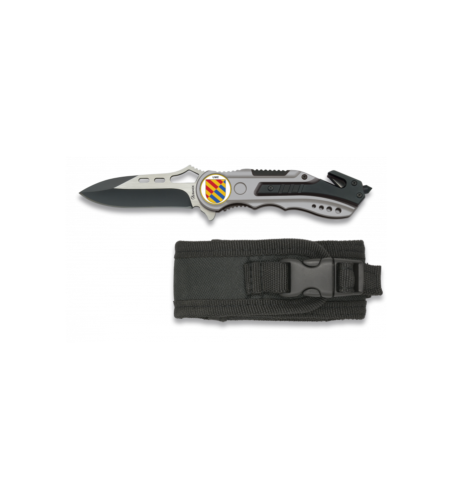 Navaja Albainox gris sin sierra. h:6.5