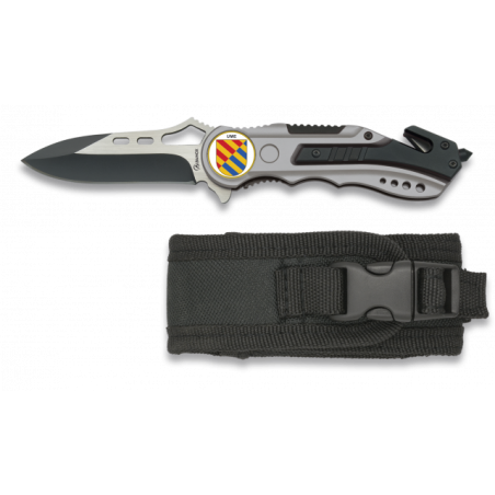 Navaja Albainox gris sin sierra. h:6.5