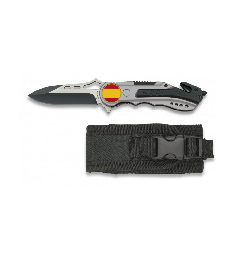 Navaja Albainox gris sin sierra. h:6.5