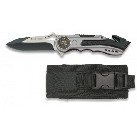 Navaja Albainox gris sin sierra. h:6.5