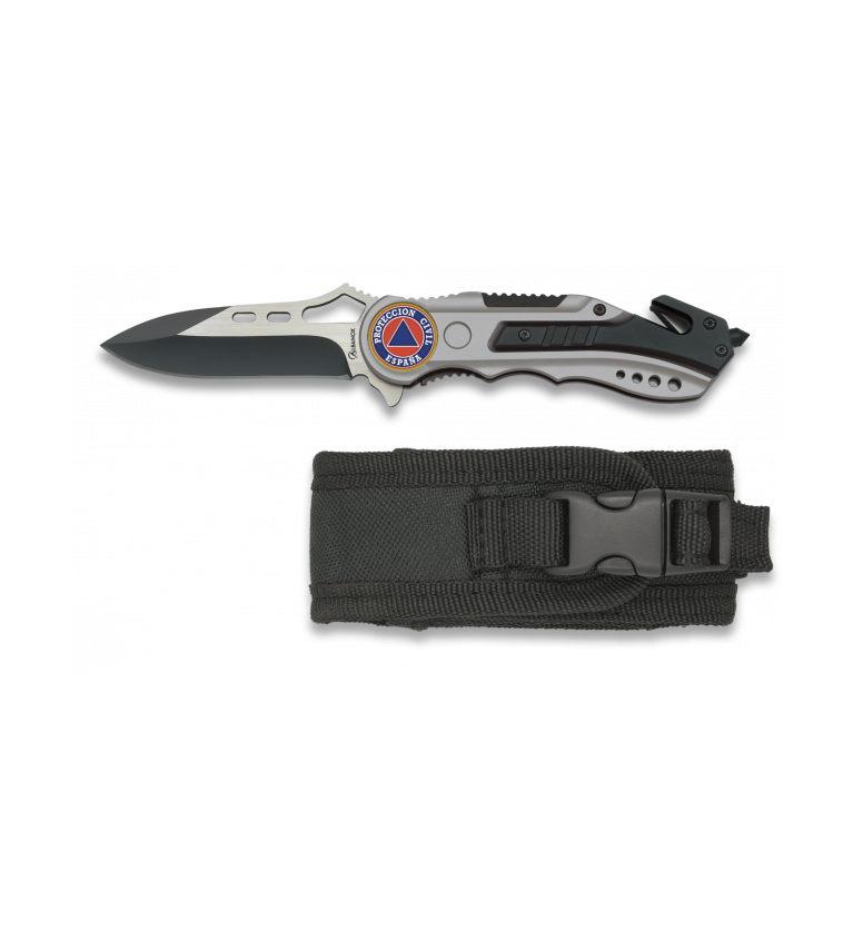 Navaja Albainox gris sin sierra. h:6.5