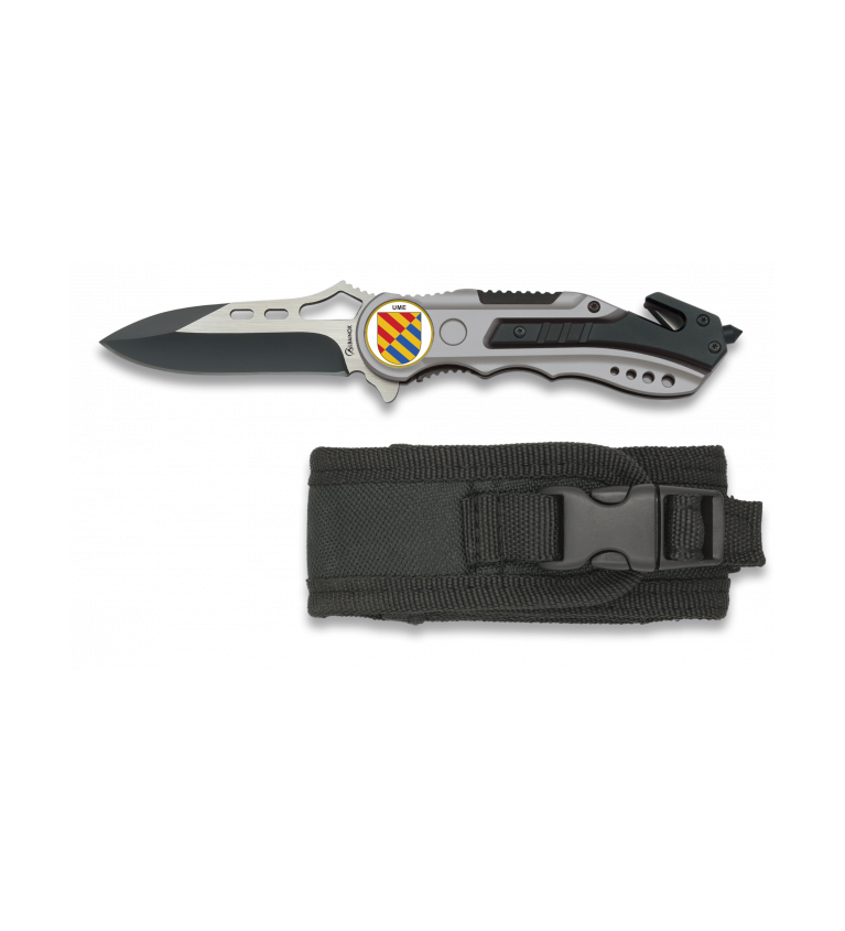 Navaja Albainox gris sin sierra. h:6.5