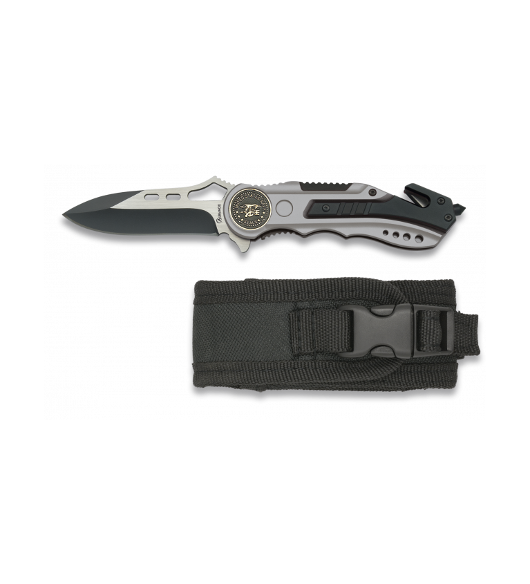 Navaja Albainox gris sin sierra. h:6.5