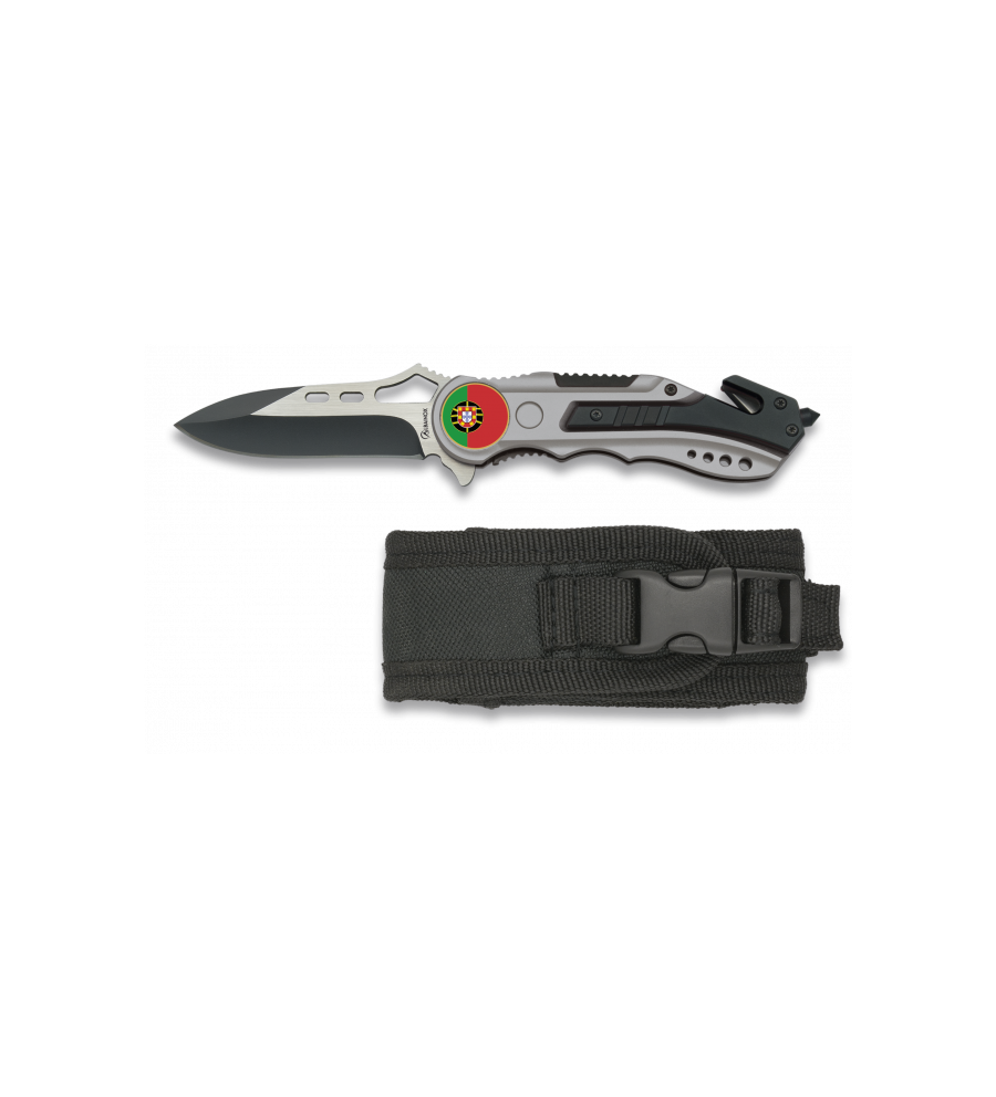 Navaja Albainox gris sin sierra. h:6.5