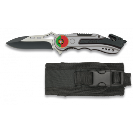 Navaja Albainox gris sin sierra. h:6.5