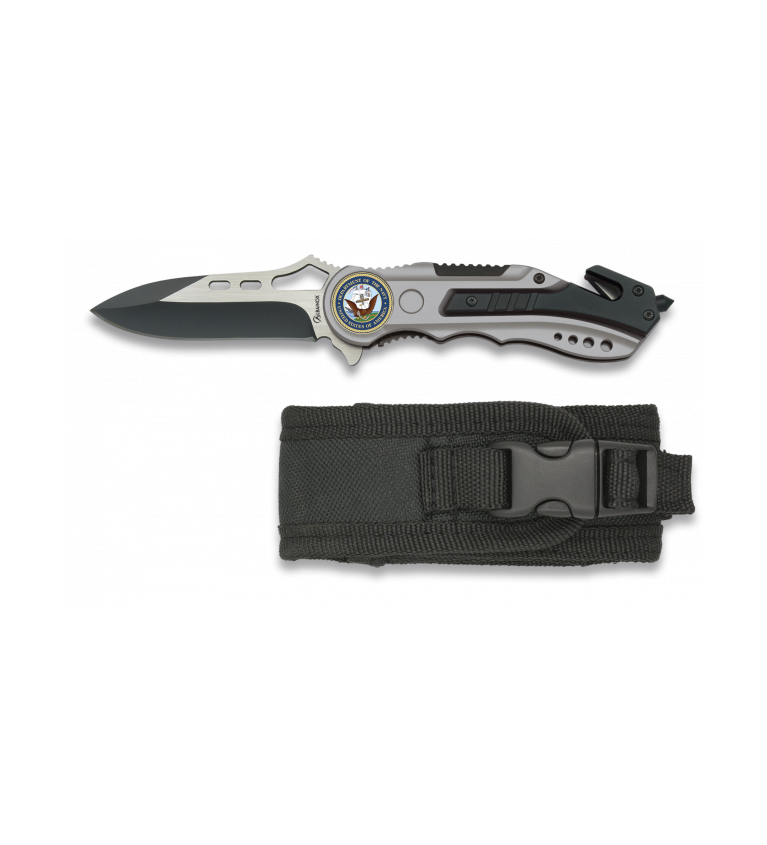 Navaja Albainox gris sin sierra. h:6.5