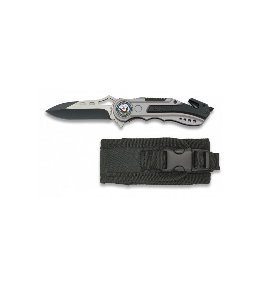 Navaja Albainox gris sin sierra. h:6.5