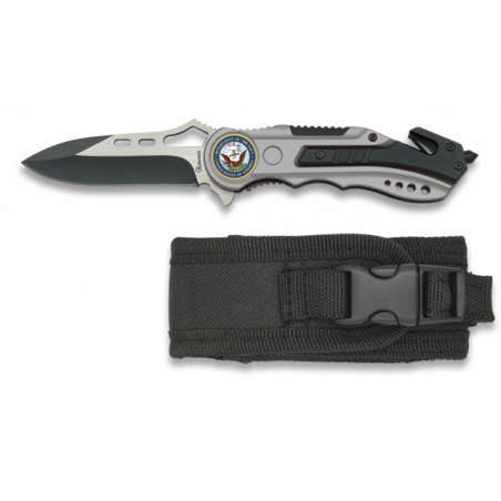 Navaja Albainox gris sin sierra. h:6.5