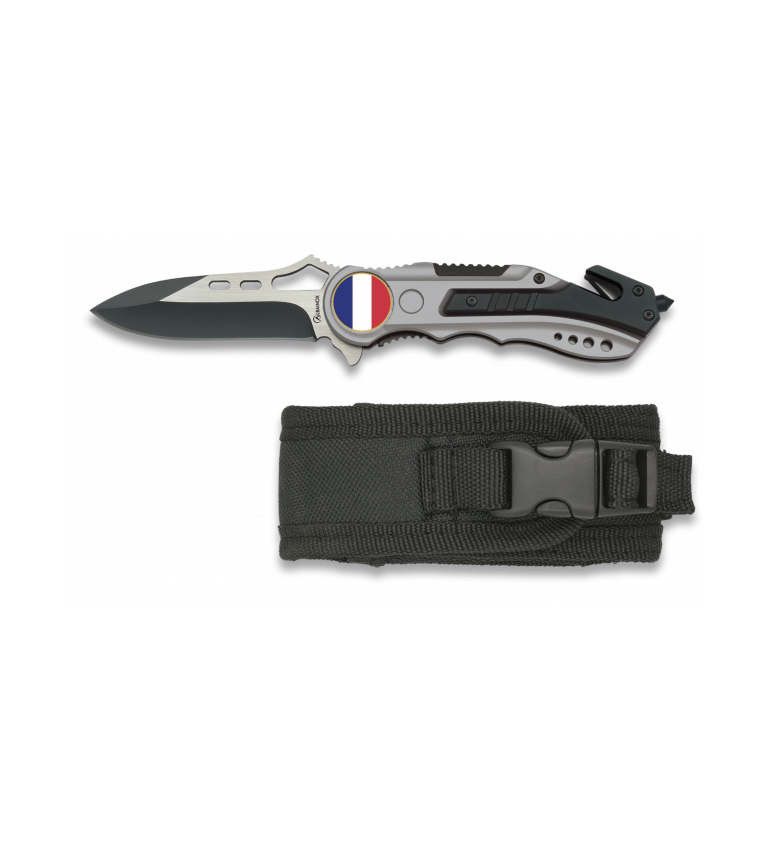 Navaja Albainox gris sin sierra. h:6.5