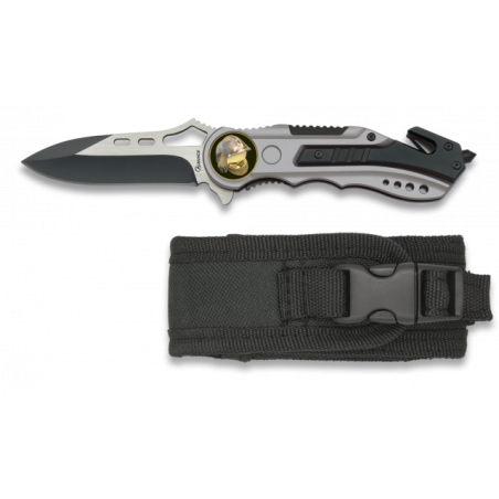 Navaja Albainox gris sin sierra. h:6.5