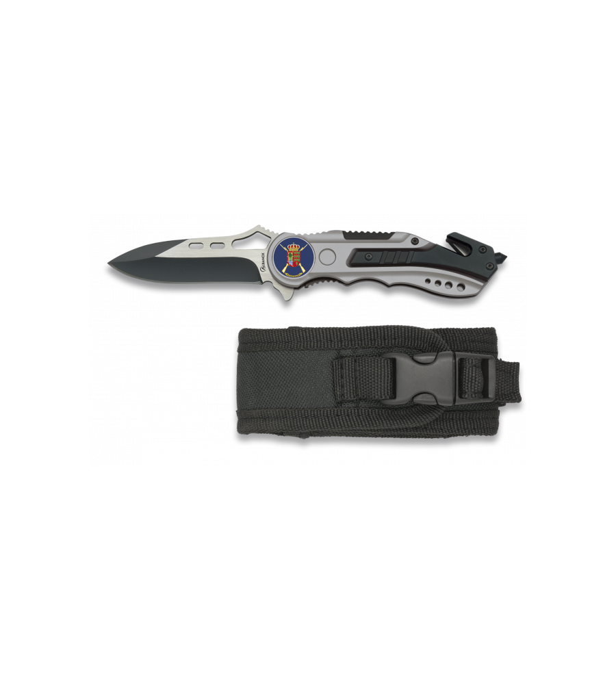 Navaja Albainox gris sin sierra. h:6.5