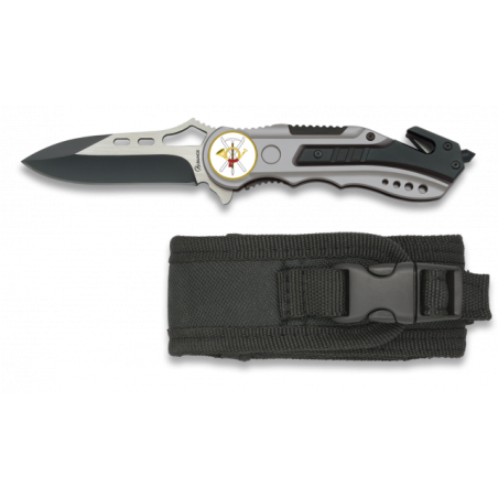 Navaja Albainox gris sin sierra. h:6.5