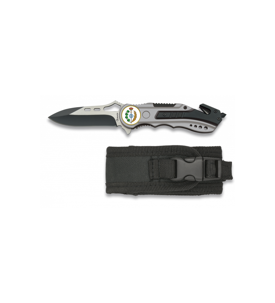 Navaja Albainox gris sin sierra. h:6.5