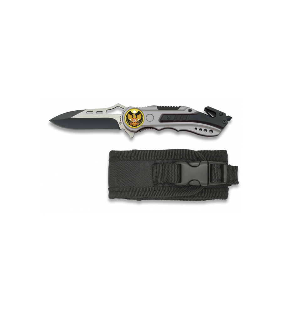 Navaja Albainox gris sin sierra. h:6.5