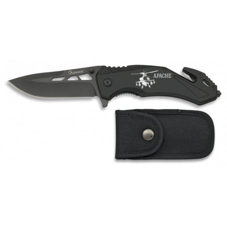 navaja albainox seguridad negra. h: 8.8