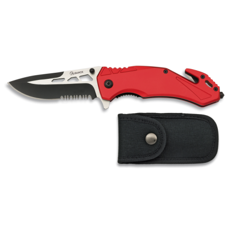 navaja Albainox roja seguridad c/F. 8.8