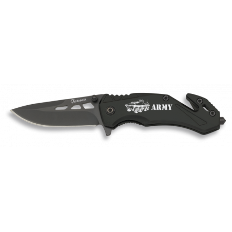 navaja Albainox seguridad negra. h:5.8