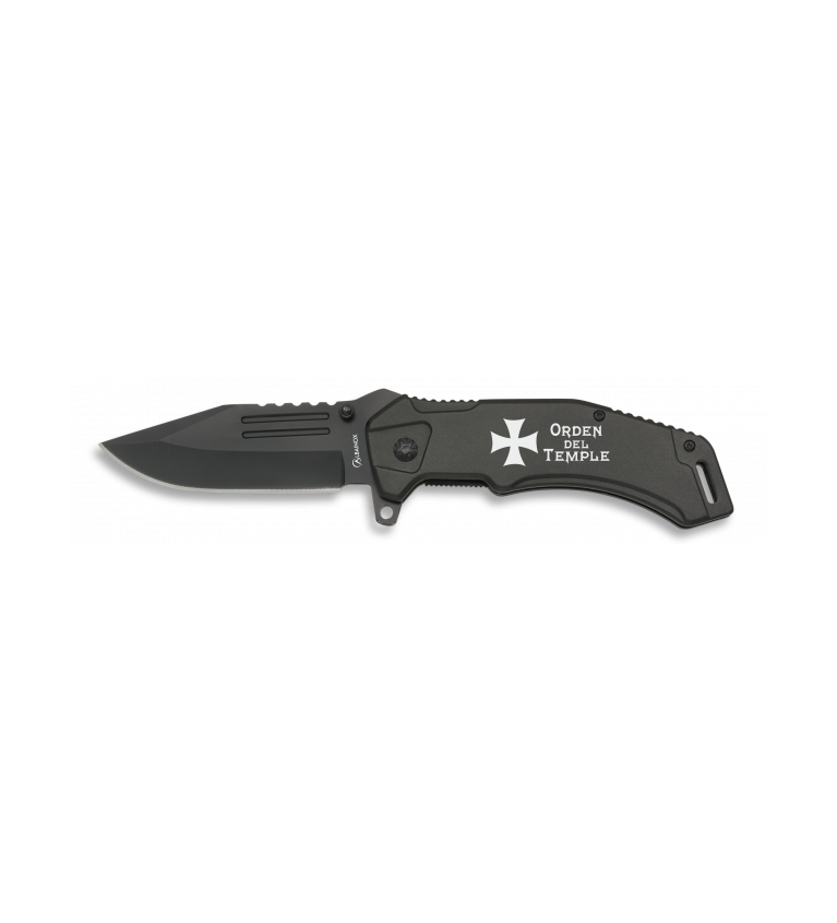 navaja Albainox negra. hoja 9 cm