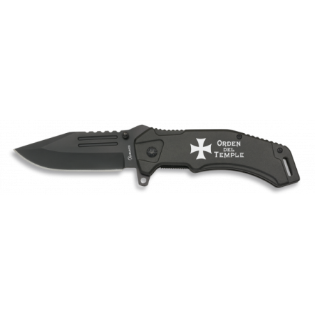 navaja Albainox negra. hoja 9 cm