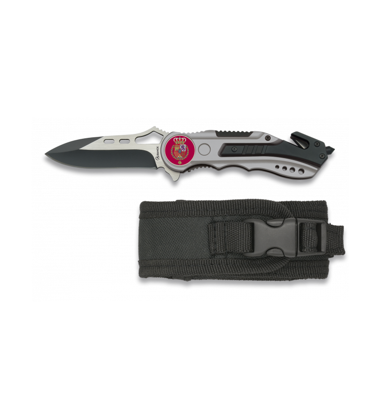 Navaja Albainox gris sin sierra. h:6.5