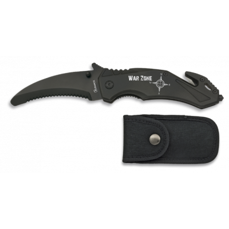 Navaja seguridad Negra Albainox. H: 8.5