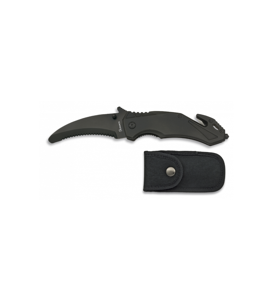 Navaja seguridad Negra Albainox. H: 8.5