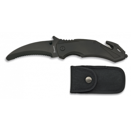 Navaja seguridad Negra Albainox. H: 8.5