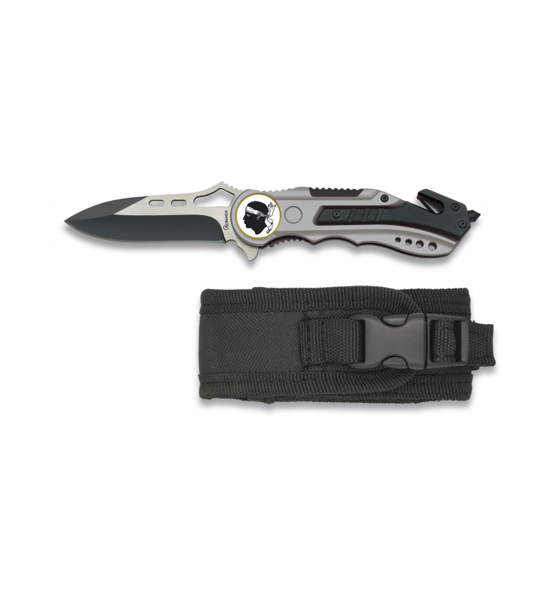 Navaja Albainox gris sin sierra. h:6.5