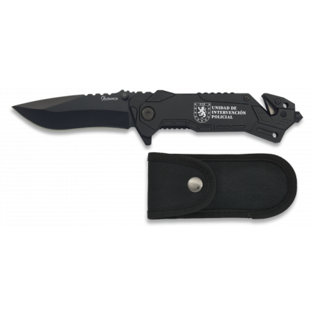 navaja albainox negra. Hoja: 8.1