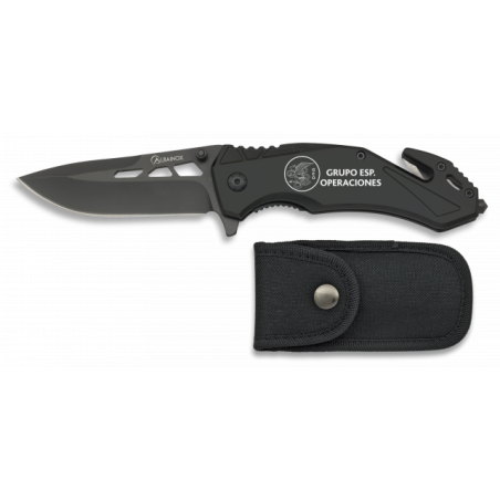 navaja albainox seguridad negra. h: 8.5
