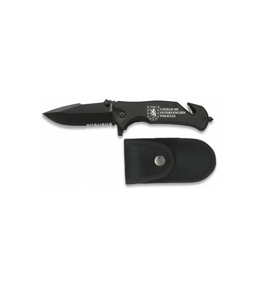 navaja albainox negra seguridad. H: 8